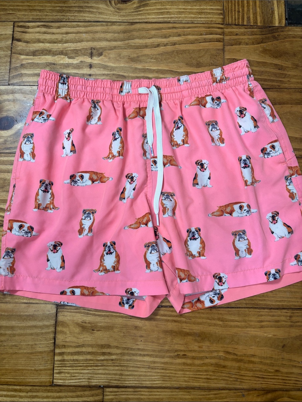 Chubbies Men’s Swim Trunks w/English Bulldog Best For Medium